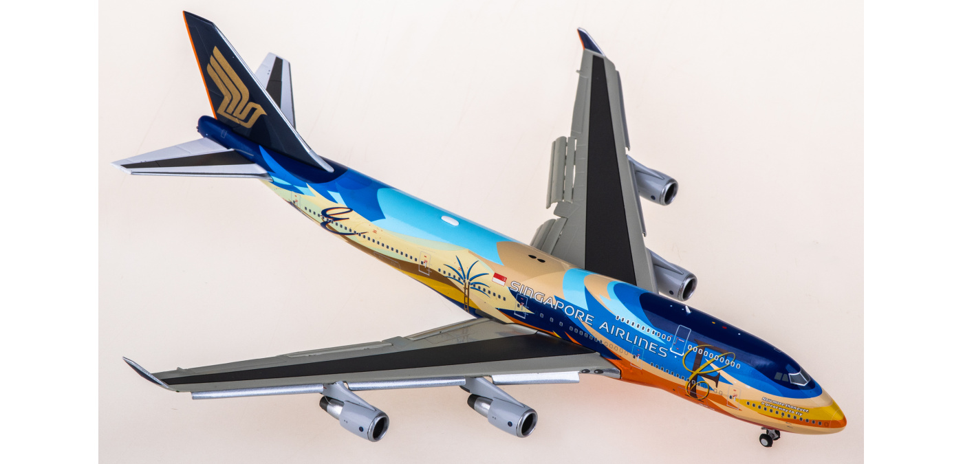 XX40213A Singapore Airlines Boeing 747-400 9V-SPK Flaps Down JC