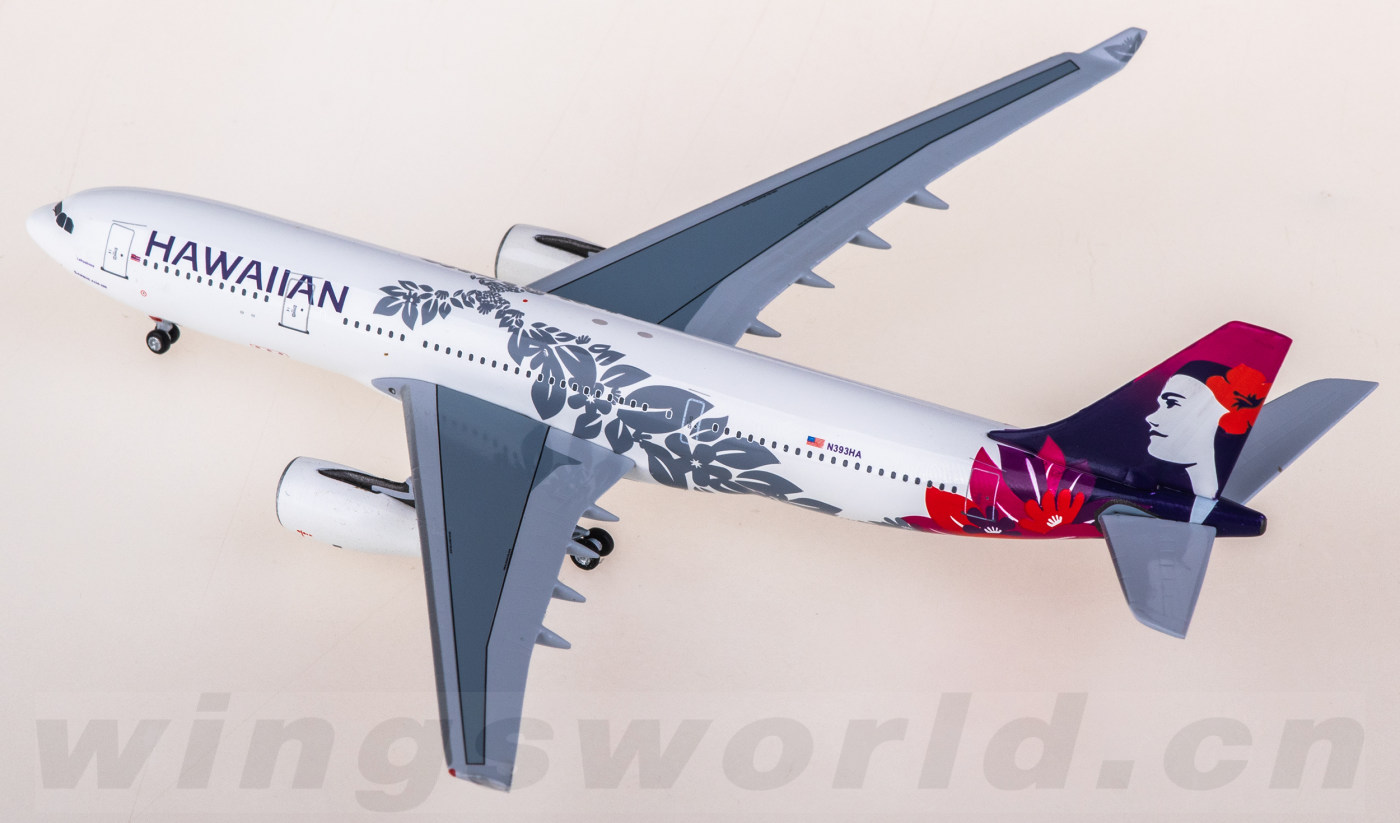 商談品‼️Hawaiian Airlines Airbus A330 1/200 AC411469 Hawaiian Airlines 夏威夷航空Airbus A330-200 N393HA