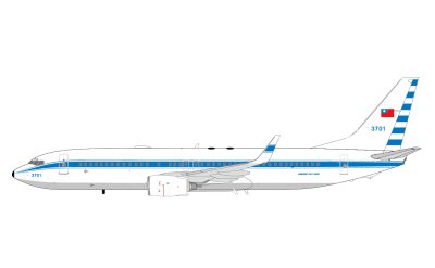JC Wings 1:100 ROCAF Boeing 737-800 3701
