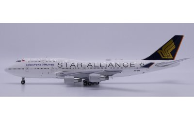 Singapore Airlines 新加坡航空 Boeing 747-400 9V-SPP 星空联盟 襟翼放下版