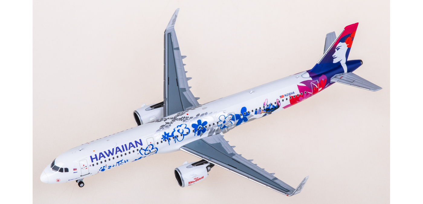 NG13134 Hawaiian Airlines Airbus A321neo N216HA NGmodels 1:400