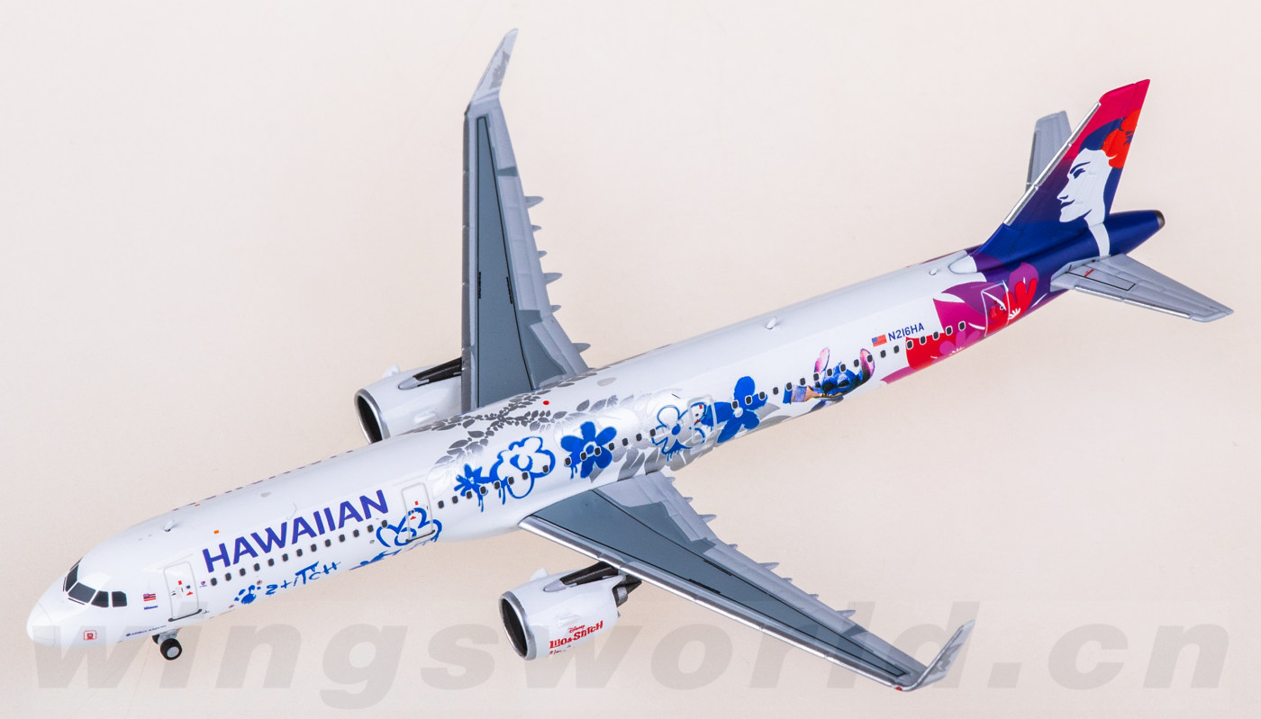 NG13134 Hawaiian Airlines Airbus A321neo N216HA NGmodels 1:400