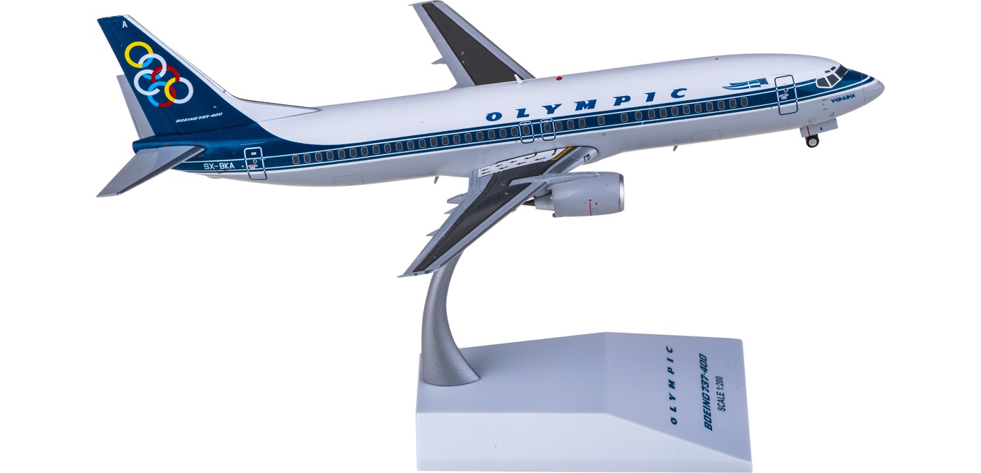 XX20736 Olympic Air Boeing 737-400 SX-BKA JC Wings 1:200 -飞机模型世界