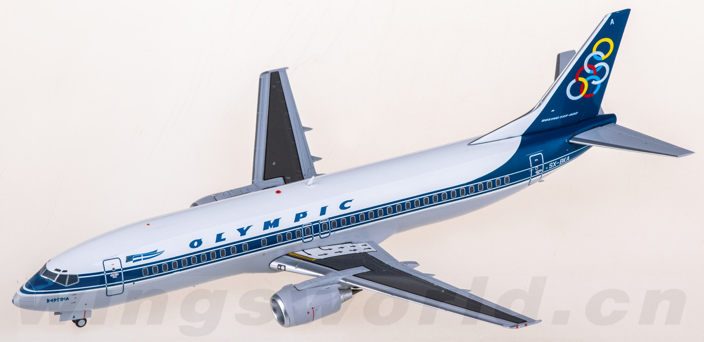 XX20736 Olympic Air Boeing 737-400 SX-BKA JC Wings 1:200 -飞机模型世界
