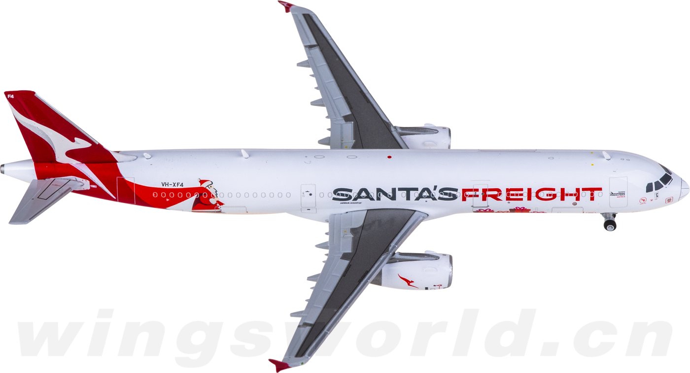 XX40613 Qantas Airbus A321P2F VH-XF4 JC Wings 1:400 -飞机模型世界