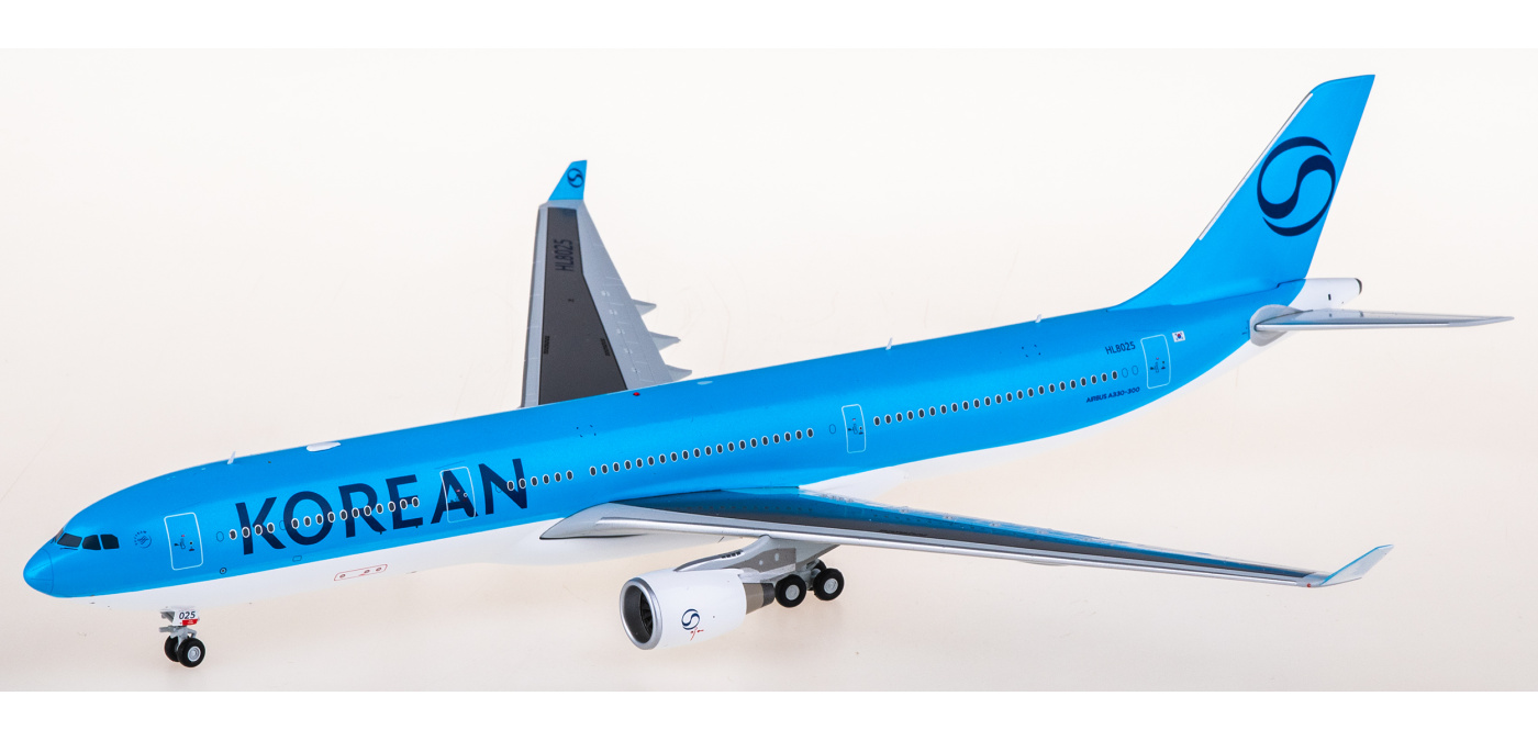 SA2095 Korean Air 大韩航空Airbus A330-300 HL8025 JC Wings 1:200
