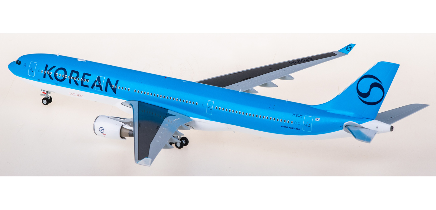 SA2095 Korean Air 大韩航空Airbus A330-300 HL8025 JC Wings 1:200