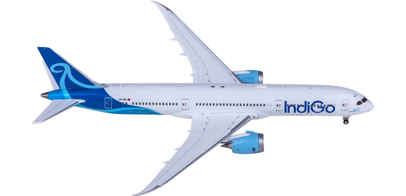 XX40723 Indigo Boeing 787-9 Dreamliner LN-FNC JC Wings 1:400 -飞机