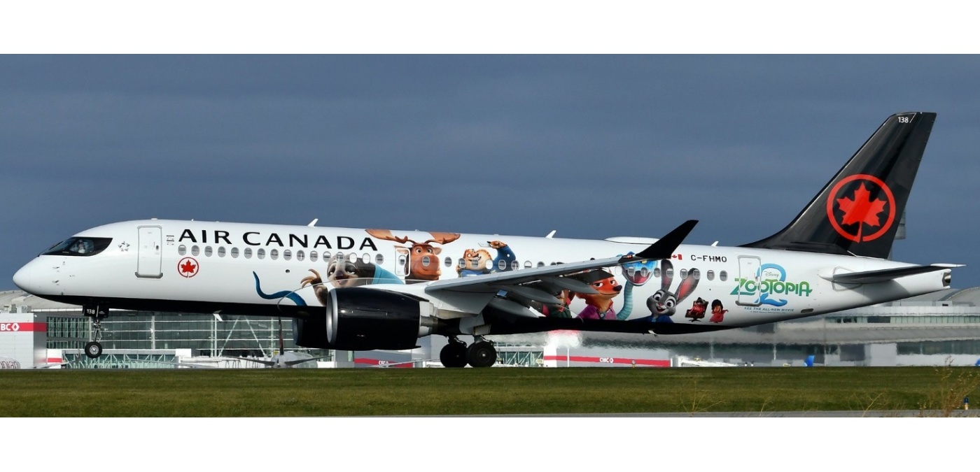 XX40842 Air Canada Airbus A220-300 C-FHMO JC Wings 1:400 -飞机模型世界