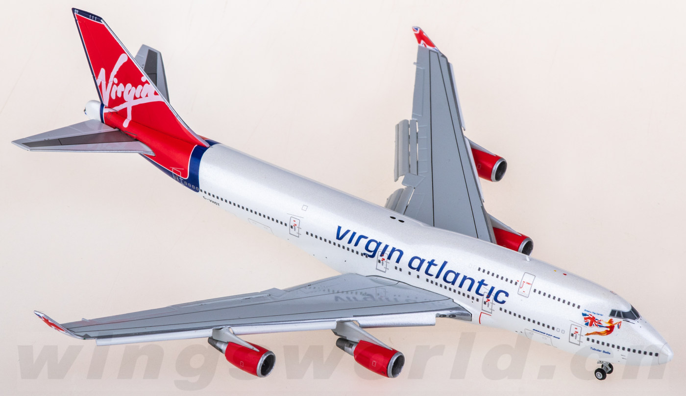 XX40225A Virgin Atlantic Boeing 747-400 G-VHOT Flaps Downs JC