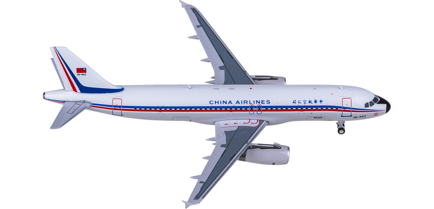 K322CAL01 China Airlines 中华航空Airbus A320 3B-RGZ Kylin 1:400