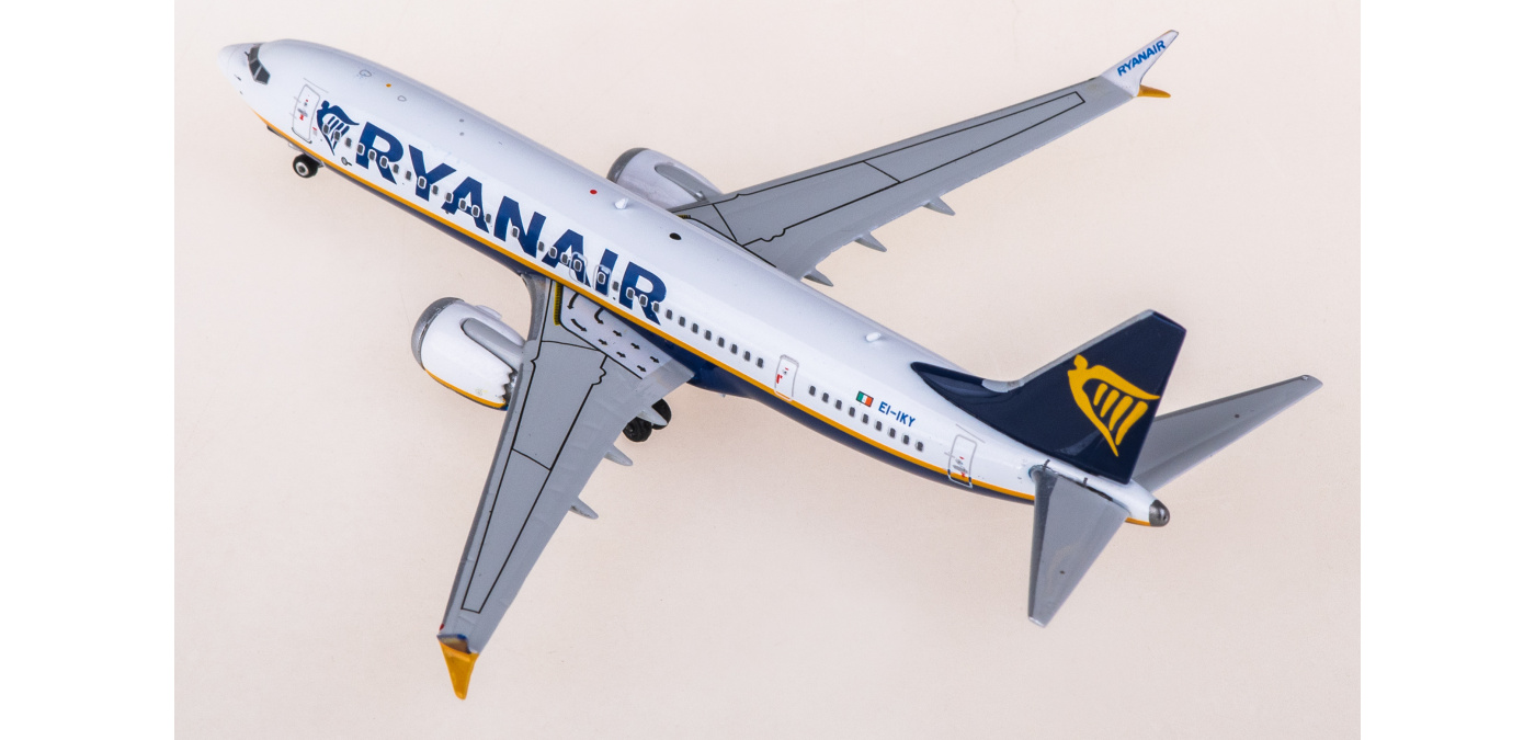 PH12037 Ryanair 瑞安航空 Boeing 737 MAX 8 EI-IKY Phoenix 1:400