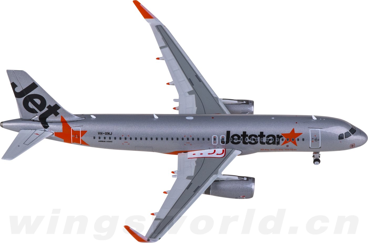 PH12033 Jetstar 捷星航空Airbus A320 VH-XNJ Phoenix 1:400 -飞机模型世界
