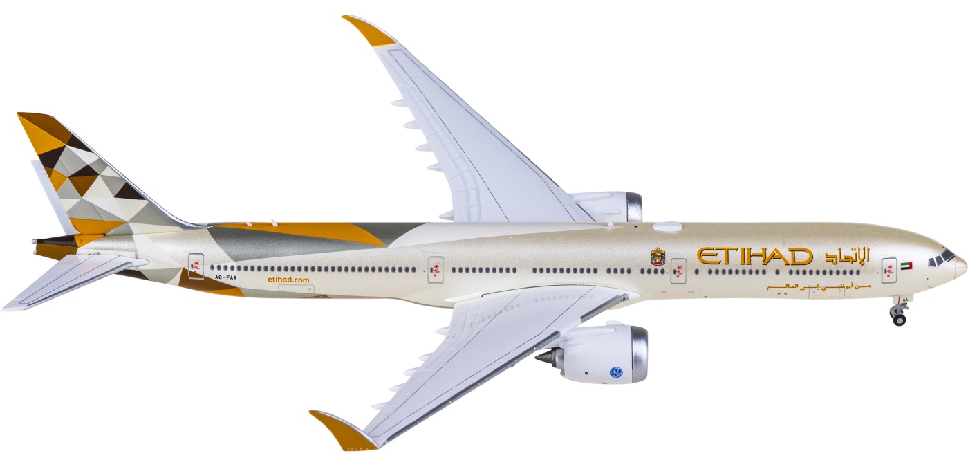 GJETD2277 Etihad Airways Boeing 777-9X A6-FAA Geminijets 1:400 -飞机模型世界