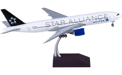 Geminijets 1:200 United Airlines Boeing 777-200ER N77022 Star Alliance