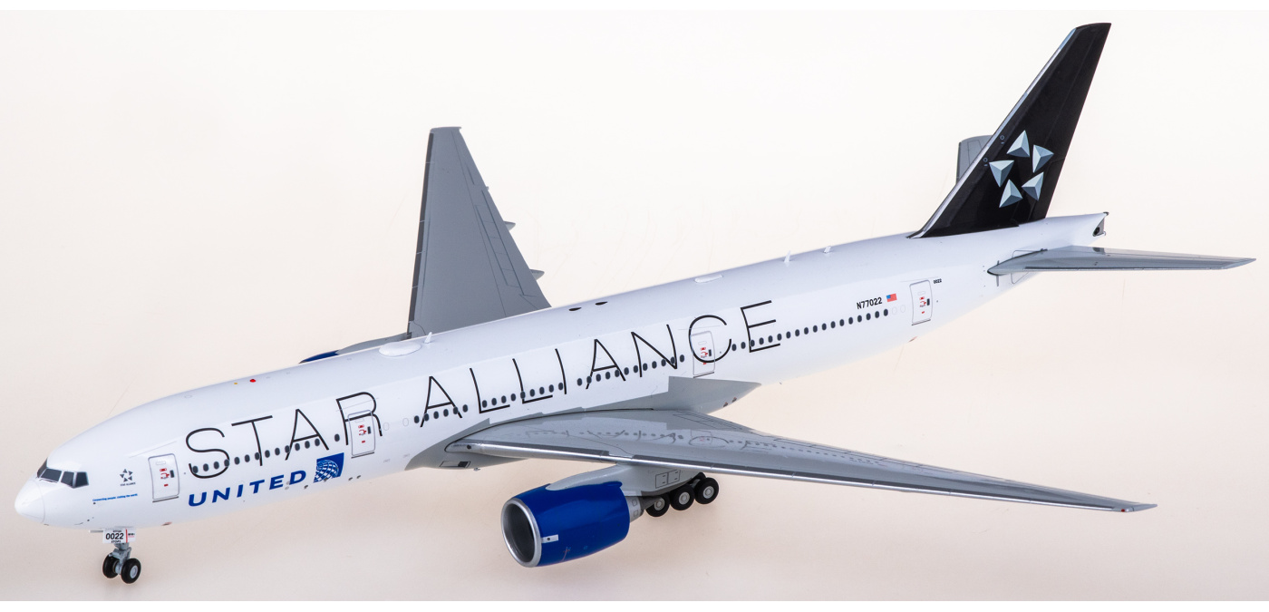 G2UAL1380 United Airlines Boeing 777-200ER N77022 Star Alliance