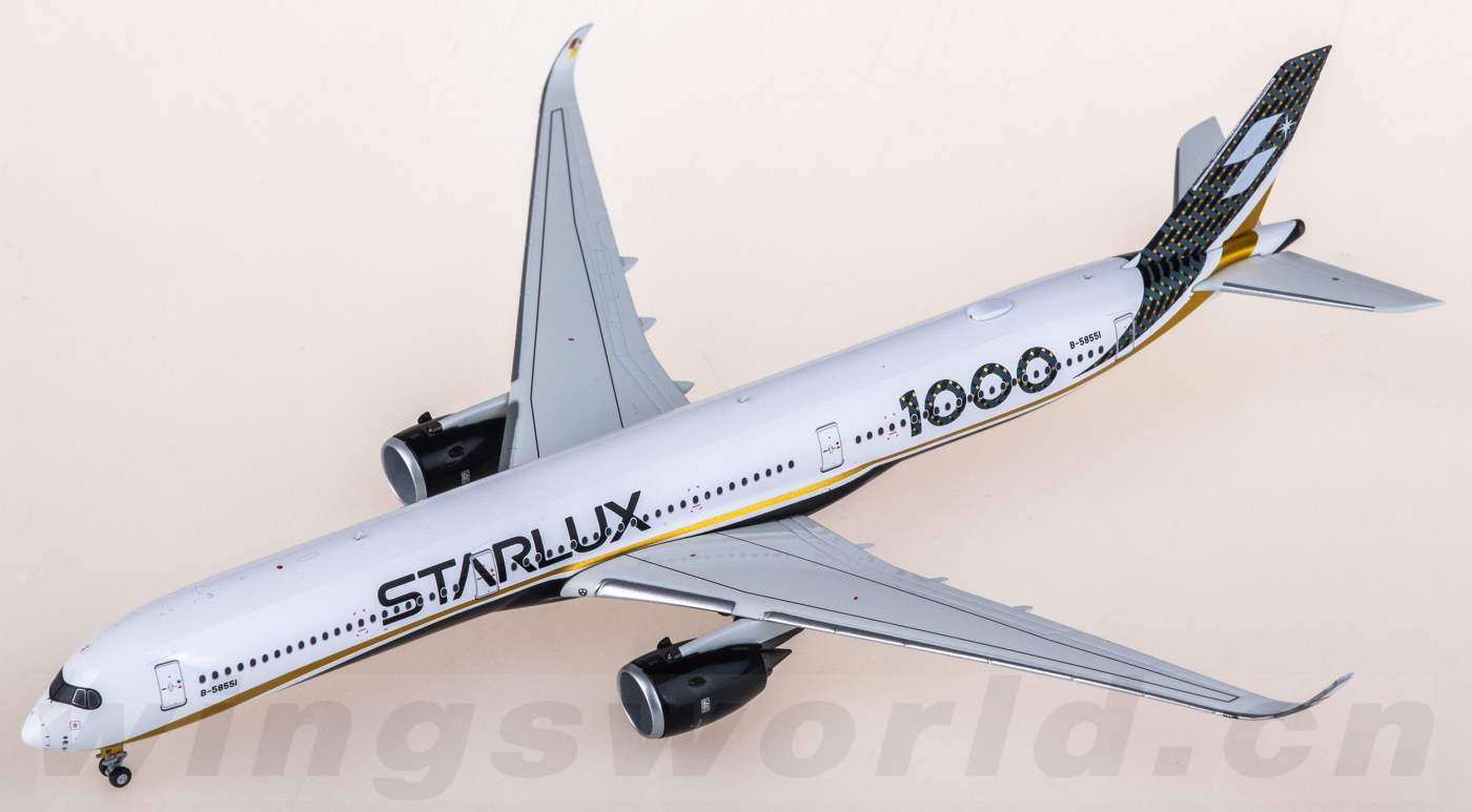 NG57025 Starlux Airlines Airbus A350-1000 B-58551 NGmodels 1:400