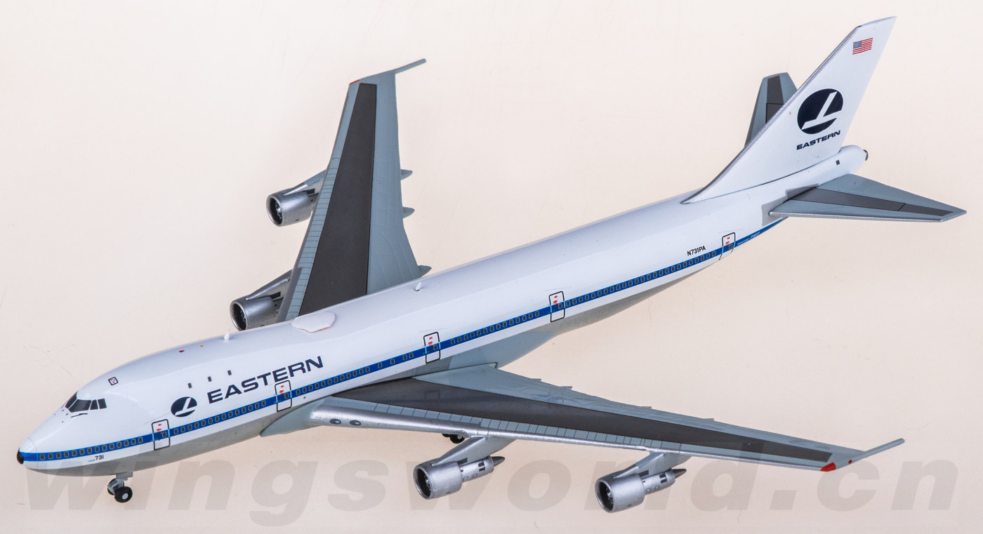 XX40361 Eastern Air Lines Boeing 747-100 N731PA JC Wings 1:400