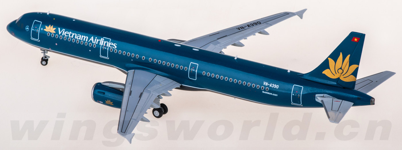ベトナム航空 A321 VN-A390 1/200 LH2421 Vietnam Airlines Airbus A321 VN-A390 JC Wings 1:200 -飞机