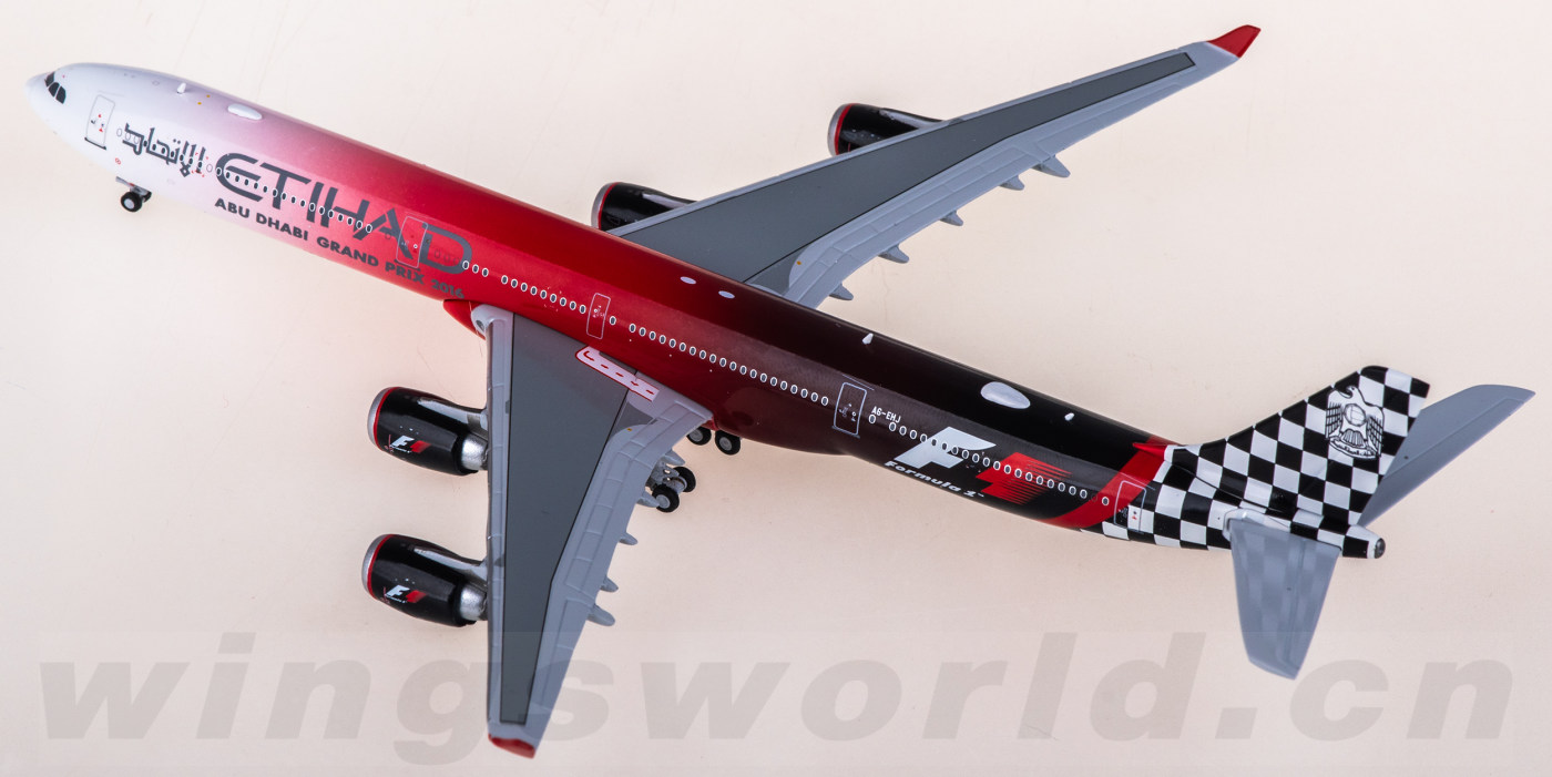 XX40385 Etihad Airways Airbus A340-600 A6-EHJ JC Wings 1:400 -飞机