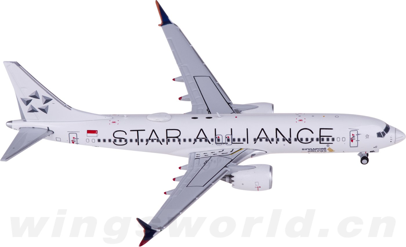XX40351 Singapore Airlines Boeing 737 MAX 8 9V-MBL Star Alliance