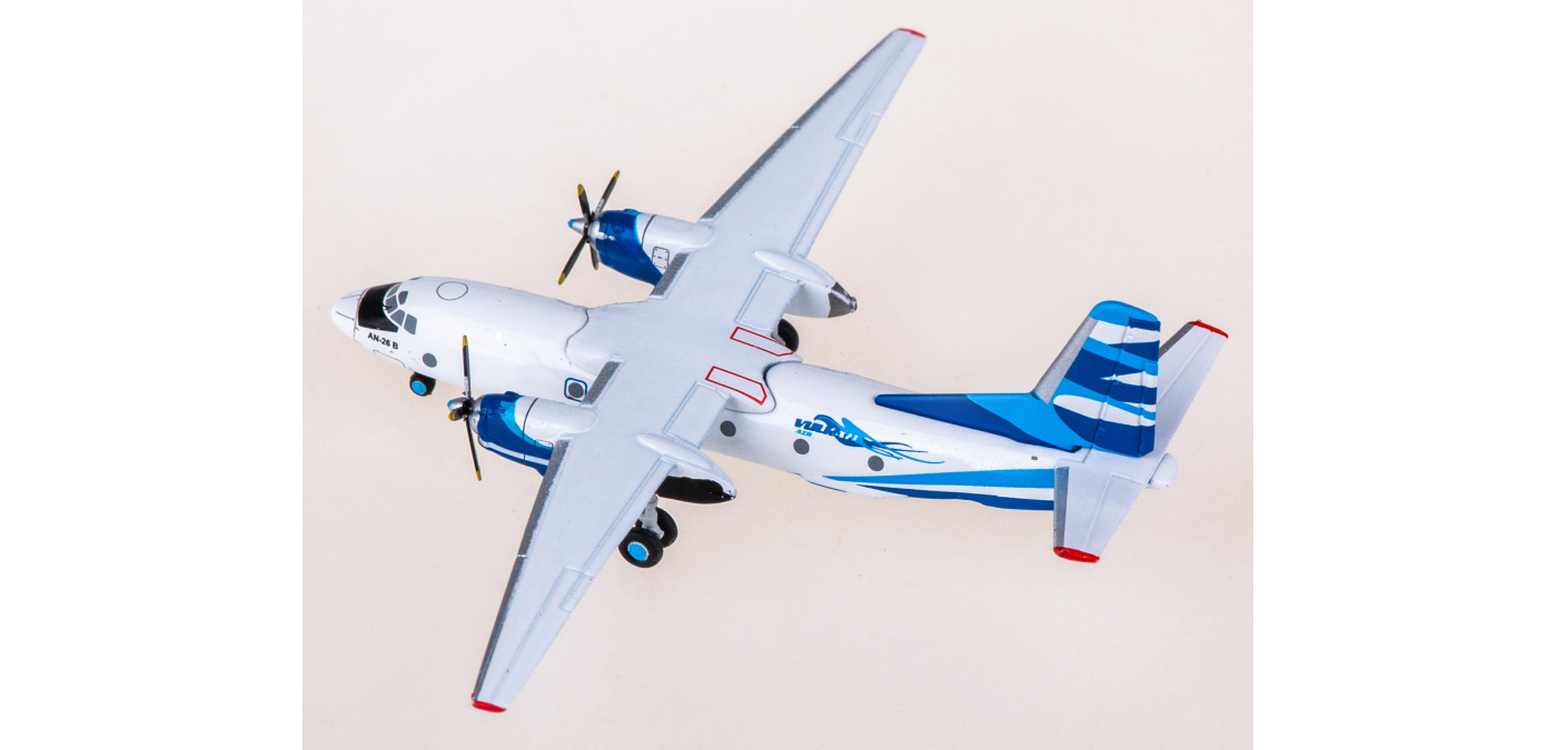 VKA001 Vulkan Air Antonov An-26B JC Wings 1:400 -飞机模型世界