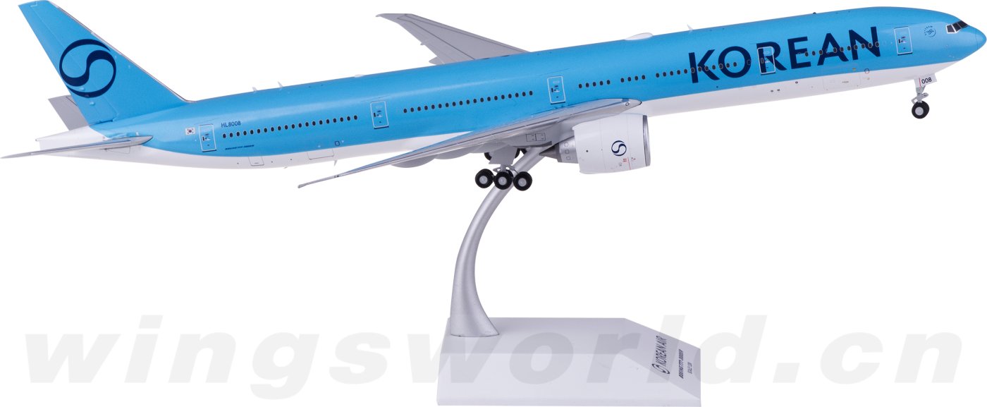 SA2090 Korean Air Boeing 777-300ER HL8008 JC Wings 1:200 -飞机模型世界