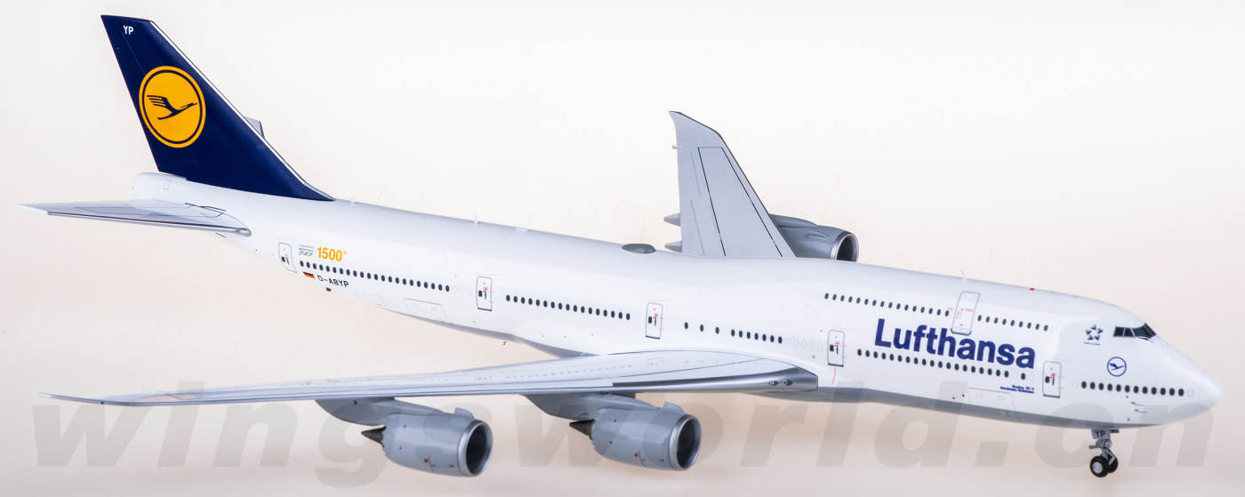 EW2748008 Lufthansa Boeing 747-8 D-ABYP JC Wings 1:200 -飞机模型世界