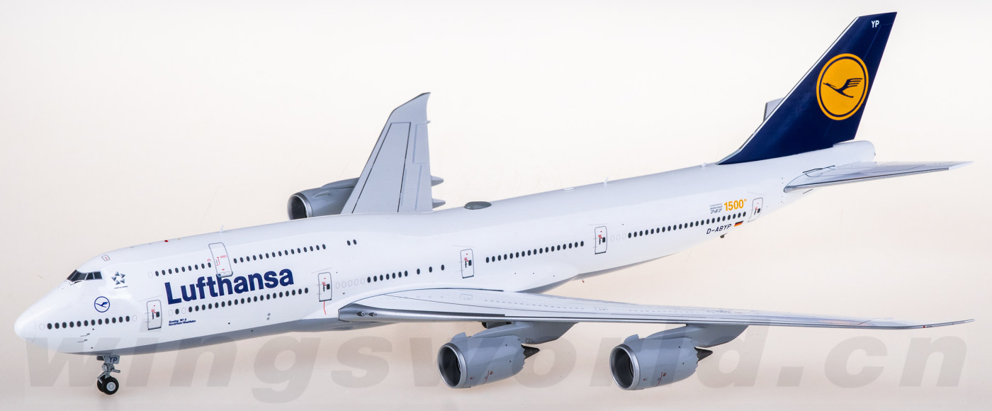 EW2748008 Lufthansa Boeing 747-8 D-ABYP JC Wings 1:200 -飞机模型世界
