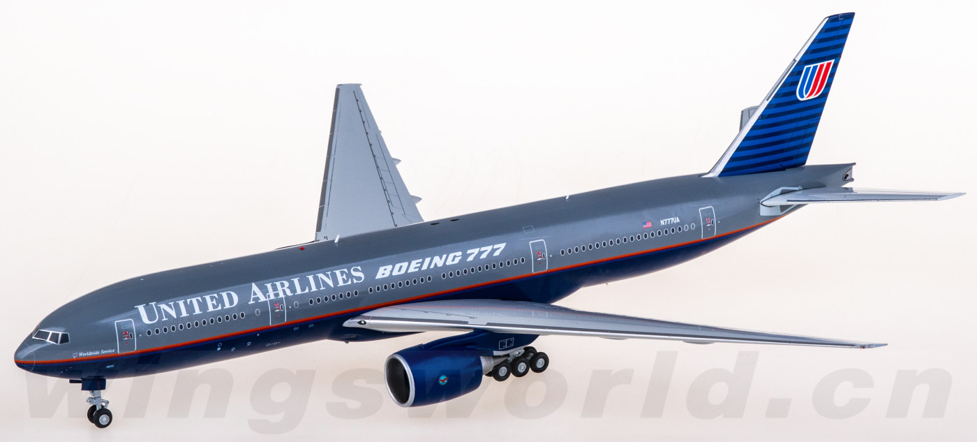 XX20156 United Airlines Boeing 777-200 N777UA JC Wings 1:200 -飞机