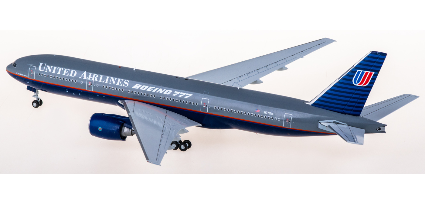XX20156 United Airlines Boeing 777-200 N777UA JC Wings 1:200 -飞机
