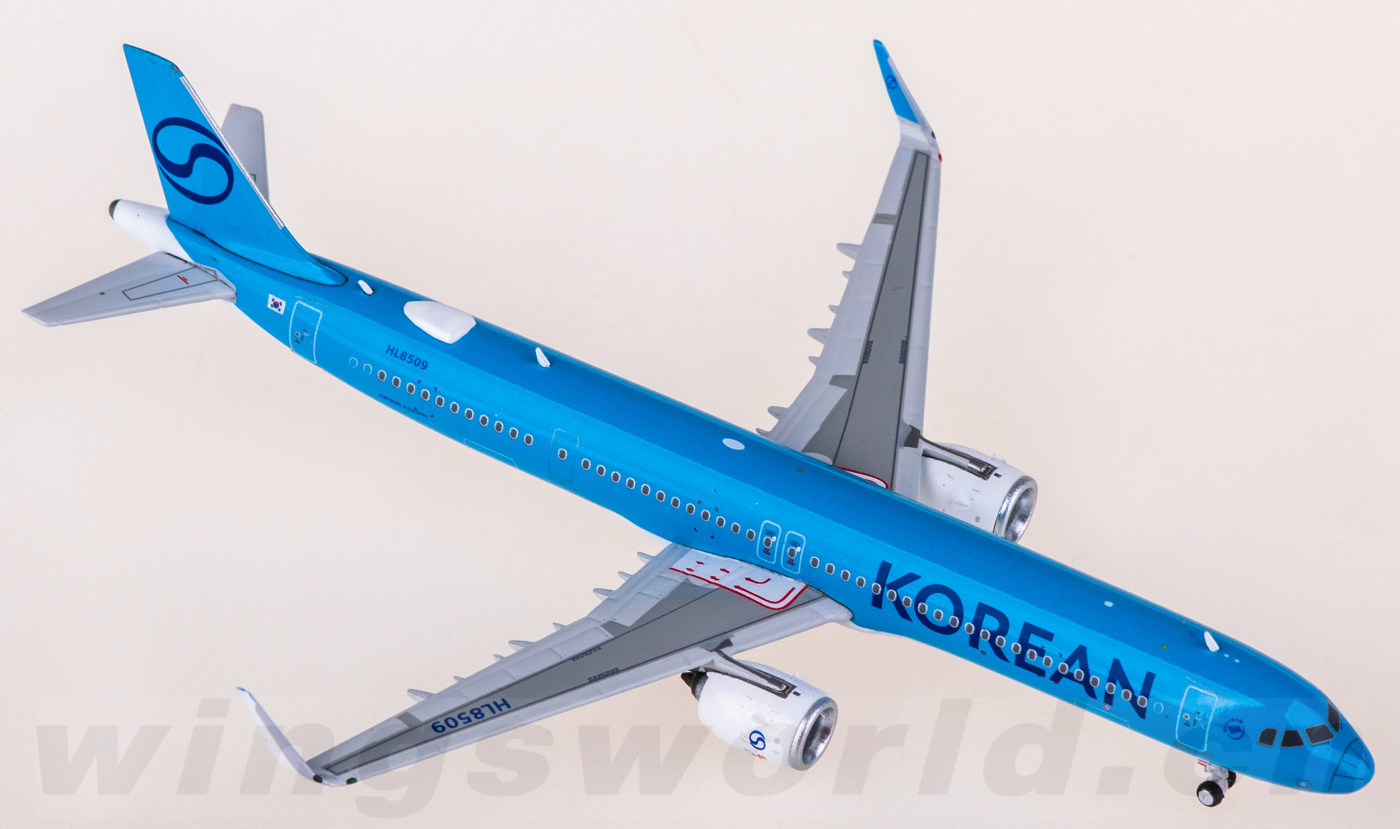 PH04668 Korean Air Airbus A321neo HL8509 Phoenix 1:400 -飞机模型世界