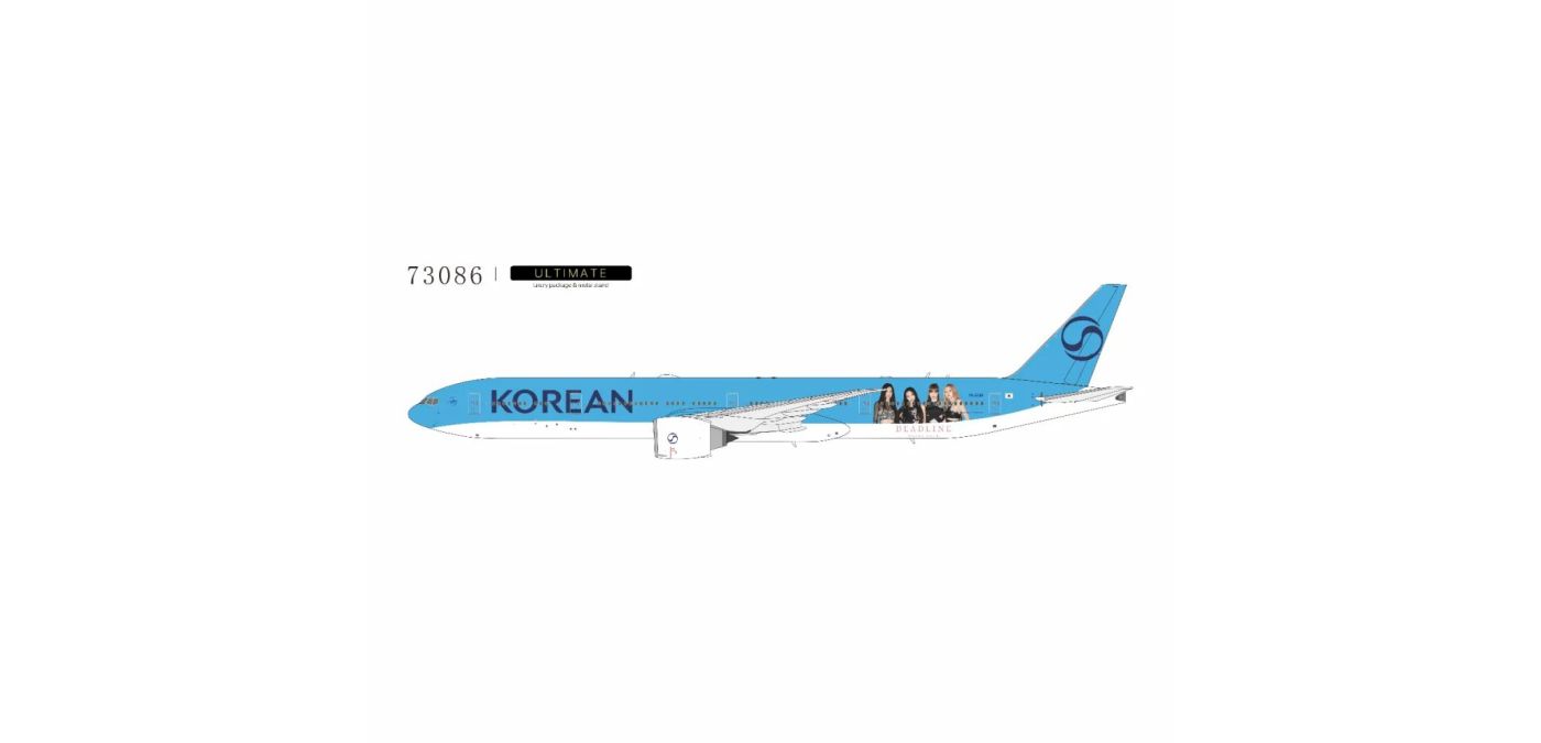 NG73086 Korean Air 大韩航空Boeing 777-300ER HL2016 NGmodels 1:400