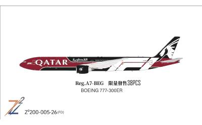 Qatar 卡塔尔航空 Boeing 777-300ER A7-BEG 襟翼放下版