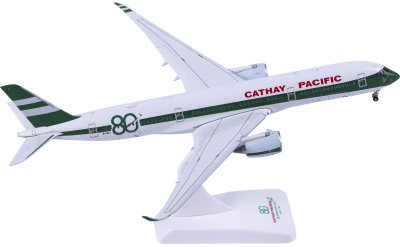 JC Wings 1:400 Cathay Pacific 国泰航空 Airbus A350-900XWB B-LRJ 襟翼放下版