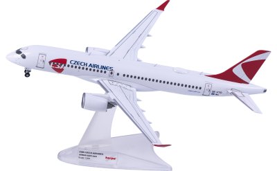 Herpa 1:200 CSA Czech Airlines Airbus A220-300 OK-FYD