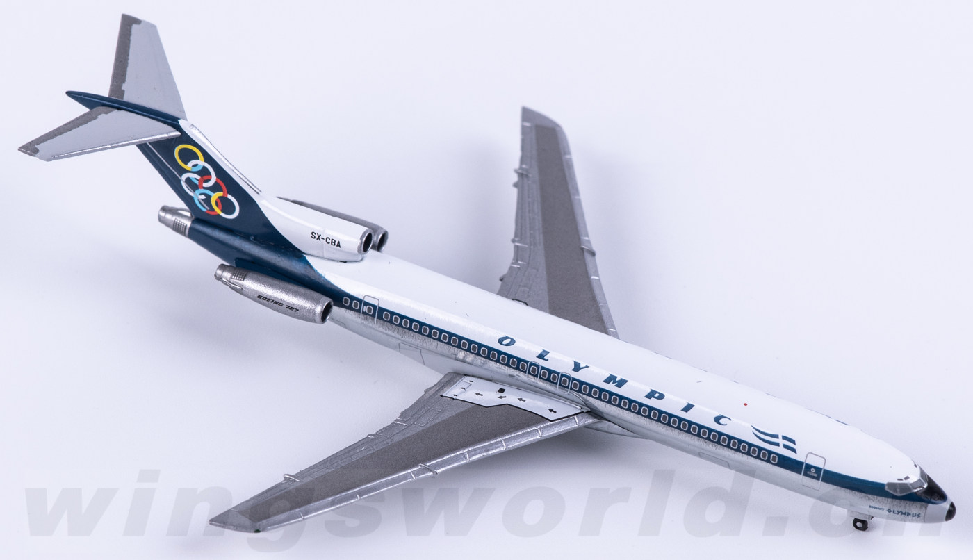 538060 Olympic Airways Boeing 727-200 SX-CBA Herpa 1:500 -飞机模型世界