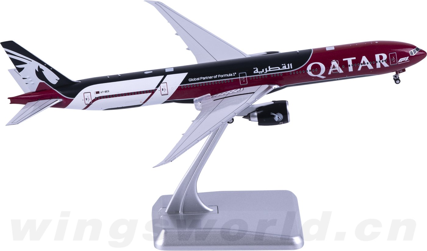 NG73095 Qatar Boeing 777-300ER A7-BEG NGmodels 1:400 -飞机模型世界