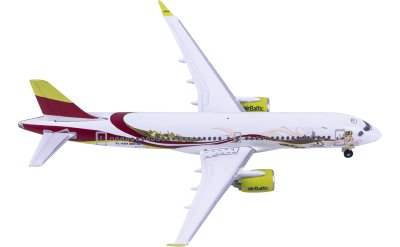 Herpa 1:500 airBaltic Airbus A220-300 YL-ABX