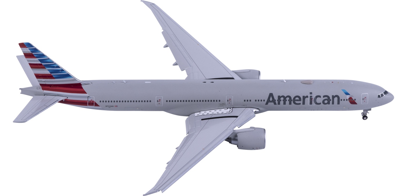 GJAAL2303F American Airlines Boeing 777-300ER N722AN Flaps Down