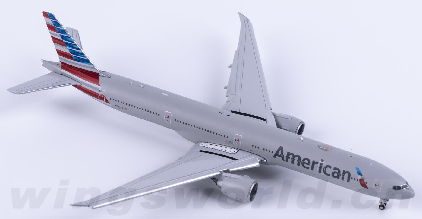 GJAAL2303F American Airlines Boeing 777-300ER N722AN Flaps Down