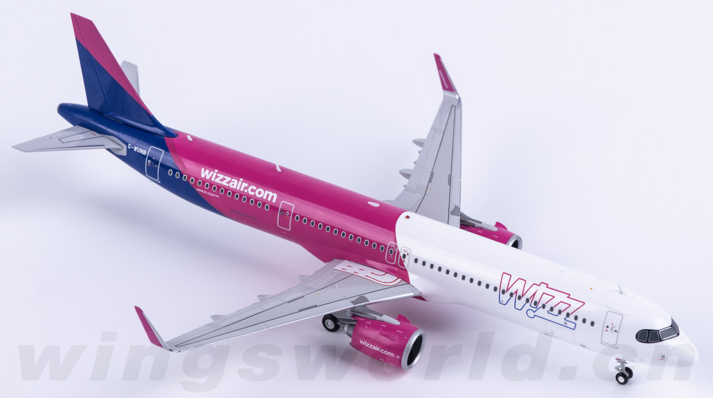 G2WUK1404 Wizz Air Airbus A321neo G-WUNB Geminijets 1:200 -飞机