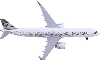 Herpa 1:500 Etihad Airways Airbus A321neo A6-AEN