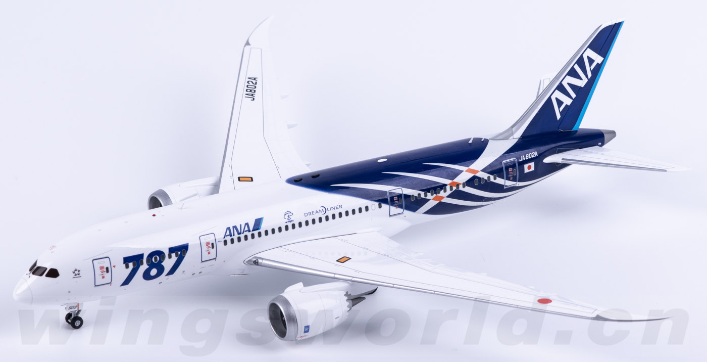 L2135 ANA Boeing 787-8 JA802A SQ Wings 1:200 -飞机模型世界