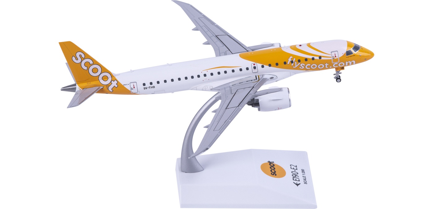 XX20493 Scoot Embraer E190-E2 9V-THB JC Wings 1:200 -飞机模型世界