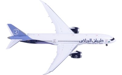 JC Wings 1:400 Riyadh Air 利雅得航空 Boeing 787-9 Dreamliner HZ-RXX 襟翼放下版