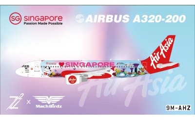 AirAsia 亚洲航空 Airbus A320 9M-AHZ