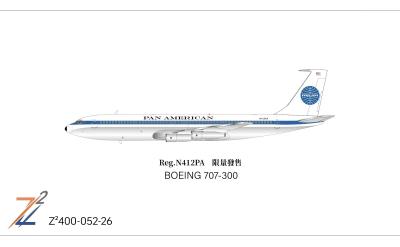 Pan Am 泛美航空 Boeing 707-300 N412PA