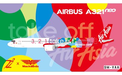AirAsia 亚洲航空 Airbus A321neo 9M-VAA