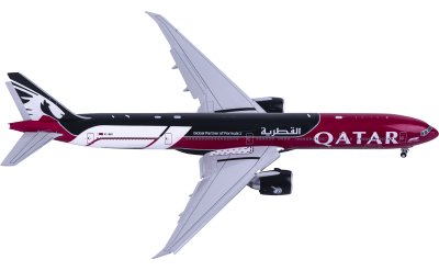 JC Wings 1:400 Qatar 卡塔尔航空 Boeing 777-300ER A7-BEG 襟翼放下版